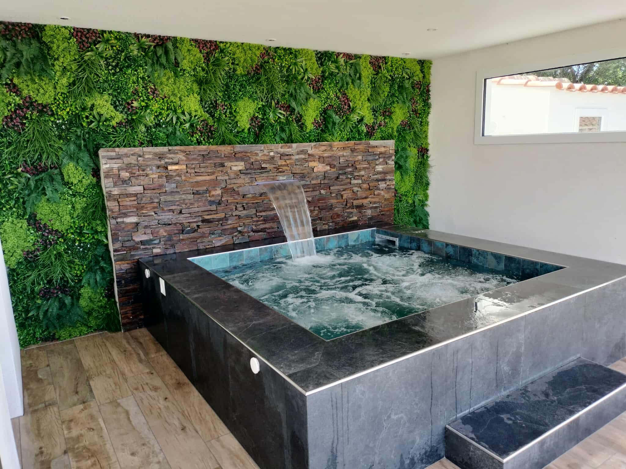 Réalisation d'un spa / jaccuzzi